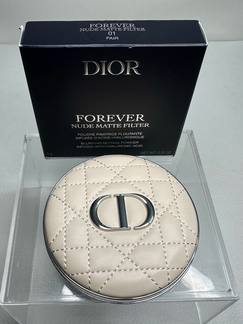 Dior Quilted Compact Nude Natte Powder Shade 01 Fair